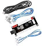 Reyann Zero Delay Arcade USB Encoder Pc to Joystick for Mame Jamma & Other Pc Fighting Games for American Style Arcade Joystick & HAPP Style Arcade Buttons