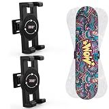 HHUXIUE 2 Set Skate deck wall mount,360° rotatable skateboard wall mount,Floating Display Hanger Grab,suitable for any skateboarder. (2 set)