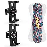 HHUXIUE 2 Set Skate deck wall mount,360° rotatable skateboard wall mount,Floating Display Hanger Grab,suitable for any skateboarder. (2 set)