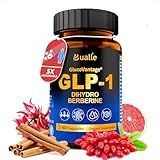 Bualle Support GLP-1 Supplement Weight Loss | GlucoVantage® DHB + Akkermansia Probiotic | Super Berberine with Ceylon Cinnamon for 5X Bioactive Appetite, Metabolic, Gut & GLP 1 Weight Loss, 60ct