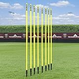NWS Forza Spring Loaded Agility Poles | Improve Endurance, Speed & Footwork - Available in Packs of 8 or 16