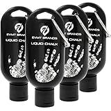 EVMT Brands Liquid Chalk, Mess Free Gym Chalk for Weightlifting, Gymnastics, Rock Climbing, Dancing. Sweat Resistant and Long Lasting for Stronger Grip. Package May Vary.