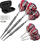 Viper Blitz 95% Tungsten Steel Tip Dart Set with Storage/Travel Case, 22 Grams