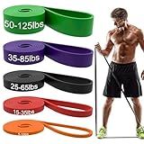 Resistance Bands, Pull Up Assist Bands - Workout Bands, Eexercise Bands for Working Out, Fitness, Training, Physical Therapy for Men Women - Multicolor