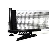 JOOLA Premium Inside Table Tennis Net and Post Set - Portable and Easy Setup 72" Regulation Size Ping Pong Spring Clamp Net, Black