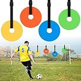 4 Pack Large Soccer Goal Targets, Soccer Goals Corners Shooting Accuracy Training Targets with Adjustable Straps, Enhance Agility Speed Practice for Lacrosse, Hockey, Baseball, Football