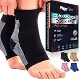 Ankle Brace Socks - Ankle Compression Sleeve - Foot Brace for Women & Men - Tendonitis & Arthritis Ankle Support Sports Running, Plantar Fasciitis Relief & Stabilizing Ankle Wrap