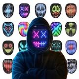 Led Mask Halloween Costume Mask with Gesture Sensing, Kids Toys Gifts