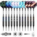 WIN.MAX Darts Plastic tip 12 Pcs Soft tip Darts for Electronic Dart Board