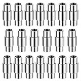 Skate Bearings Inline, 16 Pieces Skate Bearings Roller Skate-Bearings Skateboard Bearing Spacers Roller Skate-Bearings 8mm Skateboard Hardware Aluminum Speed Spacer for 6mm Axles Rollers