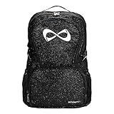 Nfinity Sparkle Backpack for Cheerleaders – Glitter Finish, Lightweight and Durable, with Ample Storage and Adjustable Straps