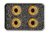 Yellow Jacket Premium Scooter Bearings, Kick Scooter, 608, ABEC 11, Tropical Orange (Pack of 4)