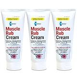 (3 Pack) Globe Ultra Strength Greaseless Muscle Rub Cream (3 oz). Compare to The Active Ingredients of Greaseless Bengay, 10% Menthol & 15% Methyl Salicylate (3 Pack)