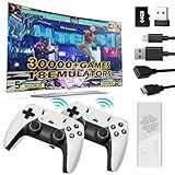 2026 Upgraded Wireless Retro Gaming Console Stick 4K HDMI, Retro Video Game Console,Plug and Play TV Game Stick with 30000+ Games, Dual 2.4G Wireless Control,23 Built-in Emulators, 64G TF Card (pro)