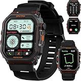 GPS Running Watch, Rugged Military Smart Watch, IP68, Long Battery Life, Multi-GNSS Support, Tracback Routing and More, Training Metrics and Recovery Insights, Answer/Make Call