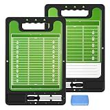 Pure Vie Football Coaching Board Rugby Tactics Clipboard with Erase, Pen