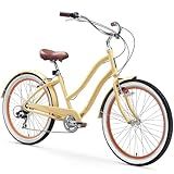 sixthreezero EVRYjourney Women's Beach Cruiser Bike, Step-Through Touring Hybrid Bicycle