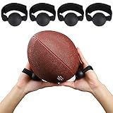 TOBWOLF 4PCS American Football Catching Trainer Band, Rugby Football Catching Receiver Trainers, Football Receiving Training, Volleyball Catching Training Hand Strap Beginner Practice Fingertip