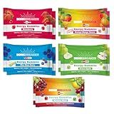 SaltStick Energy Gummies with Electrolytes, Variety Pack, Easy to Chew Electrolyte Gummy, Energy Chews That Taste Great. 10 Packs, 80 Gummies