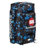 S S Cricket Kit Bag Camo Duffle (Blue)