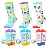 FJHAIY Cheerleader Gifts For Girls Cheer gifts 3 Pack Cheerleader Socks-Cheerleader Lovers Gifts