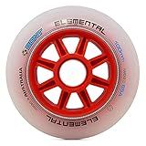 Bont Skates - 85A Elemental Inline Speed Skate Wheels - All Rounder Indoor Outdoor - 100mm -Set of 6 (100mm (Set of 6))