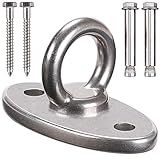 BeneLabel Wall Ceiling Mount Bracket for Suspension Strap Trainer, 2800lb Capacity, Body Weight Strength Training Systems, Aerial Yoga Swing & Hammock, Resistance Band, Battle Rope, Boxing Equipment