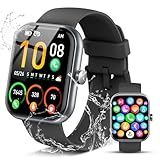 2026 Smart Watch for Men Women (Answer/Make Call), 1.96" HD Fitness Tracker Running Watch,IP68 Waterproof,Pedometer, Sleep/Step/Activity/Heart Rate Monitor,110+ Sport Mode Smartwatch for Android Phone