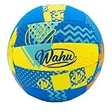 Wahu 100% Waterproof All-Purpose Mini Pool Ball for Beach, Soccer, and More, 6.5" Round Water Ball for Beach and Pool Sports Games, Blue