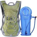 Unigear Hydration Pack Backpack with 70 oz 2L Water Bladder for Running, Hiking, Cycling, Climbing, Camping, Biking (Green)