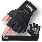 Trideer Weight Lifting Gloves for Men, Workout Gloves with Wrist Support