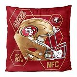 Northwest NFL San Francisco 49ers Velvet Pillow, 16" x 16", Connector