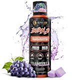 ALPHA LION Burn2O L-Carnitine Liquid 2000mg – Stim Free Super Thermogenic Fat Burner with MitoBurn® & CaloriBurn GP®, Metabolism Booster, Zero Calorie, Sugar-Free (31 Servings, Grapezilla Flavor)