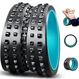 GymCope Back Roller for Back Pain Reliefn & Stretching, Deep Tissue Massage Roller Supports Up to 530 lbs / 240 kg, 5.5''-7.5'' Curved Foam Roller for Home Stretching & Physical Therapy