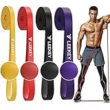LEEKEY Resistance Bands, Exercise Bands,Pull Up Assist Bands - Bands for Working Out,Band for Men and Women Fitness Training, Physical Therapy,Home Workouts