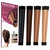 4 Pcs Magic Donut Hair Accessory - Ballet Bun Maker for Women and Kids