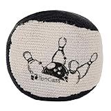 TonGass Microfiber Ultra Dry Bowling Grip Ball, Microfiber Bowling Grip Bags, Bowlings Powder Bag for Hands Use - Black & Grey