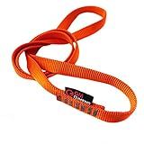 GM CLIMBING One Unit 16mm Nylon Sling Runner 30cm / 12inch (Fluorescent Orange)