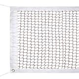 Glodwheat Badminton Net Sports Outdoor Indoor Fitness Badminton Pickleball Replacement Net for Backyard Beach Garden (20 FT x 2.5 FT)