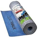QuietWalk Underlayment 360 sq ft – 3 mm Thick – for Laminate & Hardwood Floors – Approved for Pre-Attached Pad – Recycled Fiber – Floating Install – Sound & Moisture Barrier – Made in USA