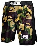 CAMO Premium MMA Training Shorts for MMA Grappling, Kids and Adult Sizes (30/32" Waist)