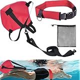 Adjustable Swim Parachute Belt - Resistance Training Stationary Swimming Belts Set for Swimmers Build Speed & Endurance for Pool, Ocean Water
