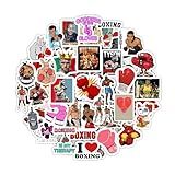 BulbaCraft Boxing Stickers for Water Bottle and Laptop - Boxing Party Favors & Decorations, Waterproof Vinyl Decals, Sport and Fighter Stickers, Gifts for Women & Men