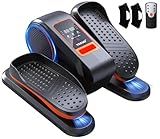 Yagud Under Desk Machine, Electric Elliptical Leg Exerciser for Senior, 13 Adjustable Speeds Quiet and Portable Seated Pedal Exerciser for Training with Remote Control, Orange