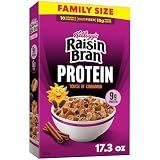 Kellogg's Raisin Bran Protein Touch Of Cinnamon Breakfast Cereal 17.3 oz