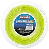 Tourna Premium Poly Durable Tennis String, Optic Yellow