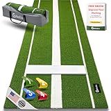 Gibalia - Softball Pitching MAT Whit Pitcher Rubber - Softball Training Equipment - Tools-Trainer Practice - Pitching Training aids - Baseball Turf mat - Indoor Pitching Practice - Pitch - softballs
