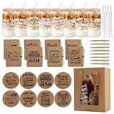 56 Pcs/8 Sets Employee Appreciation Gifts Bulk, Teacher Appreciation Gifts | Coordinated bulk thank you gift set with cup, notebook, pen, pouch, and coasters, Inspirational Gift, Office Supplies, Nurse
