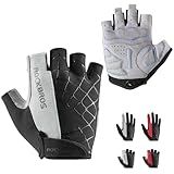 ROCKBROS Cycling Gloves for Men Mountain Bike Gloves Bicycle Gloves SBR Pad Anti-Slip Road Riding Gloves Breathable