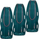 Retrospec Retrorider Plastic Snow Sled for Kids and Adults - Toboggan Style with Pull Rope, Cold-Resistant Construction & Hard Bottom for Fast Downhill Rides